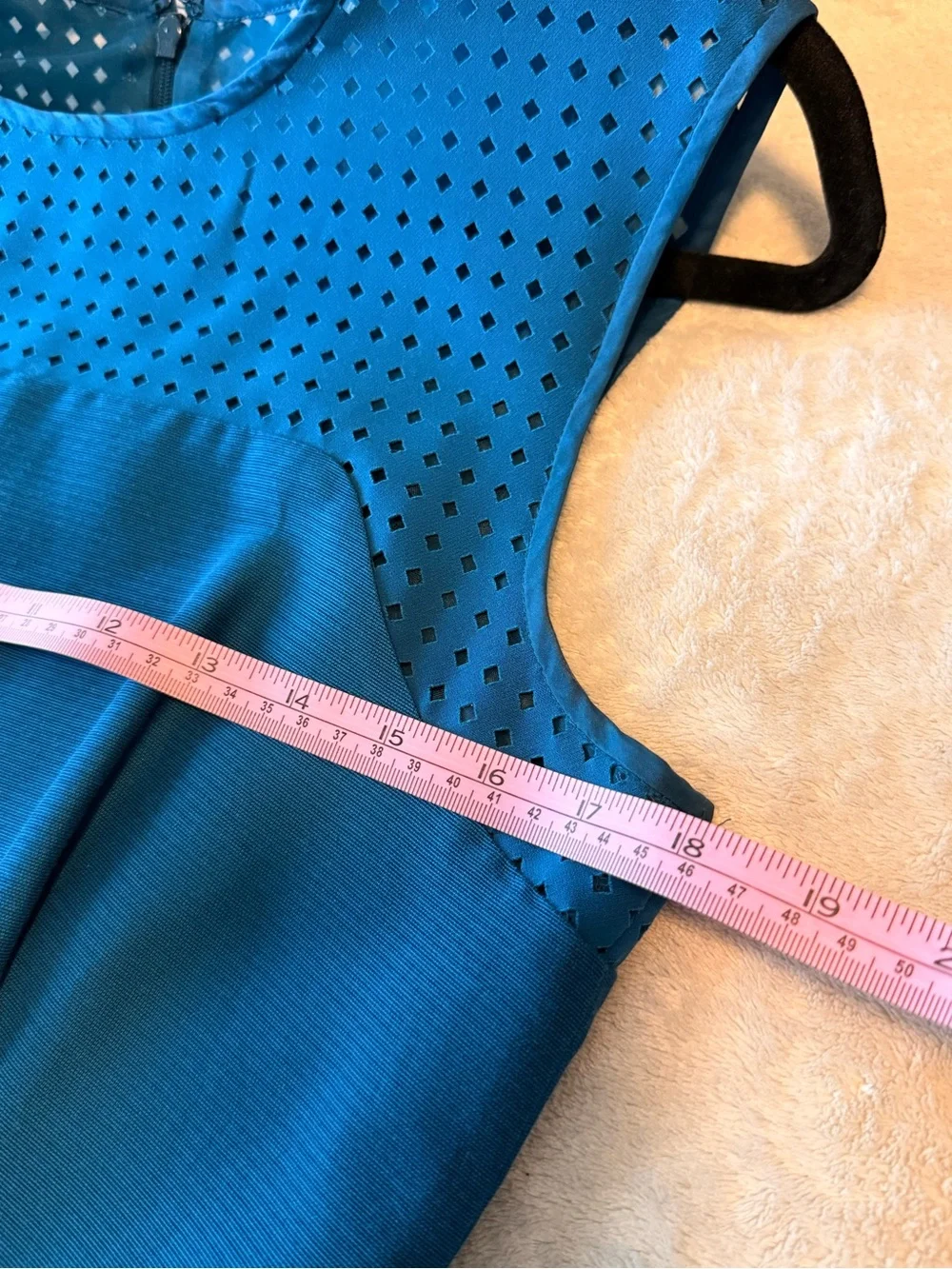 J. Crew Teal Eyelet Dress